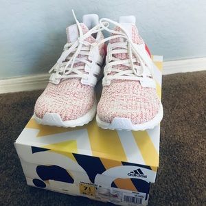 Red Adidas Ultraboosts